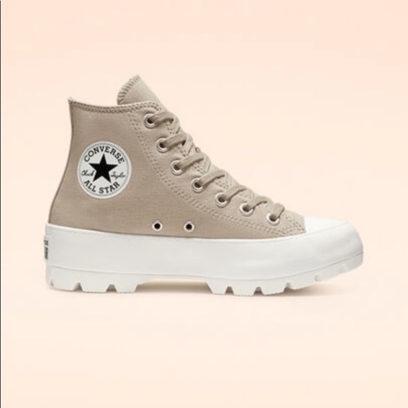 converse ctas hi tan lugged shoes